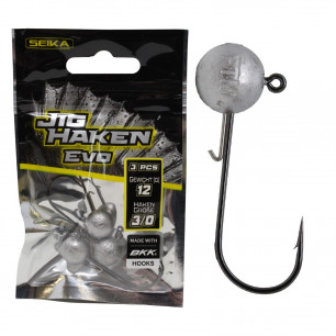 FTM Seika Pro Jighaken EVO Jigkopf BKK Haken Gummifisch 3-15g 1-3/0 Hooks Jig