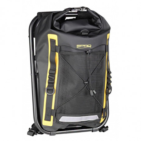 Spro Black Sitpack 40 Rucksack Stuhl Angelrucksack Hocker Wasserdicht Tacklebox