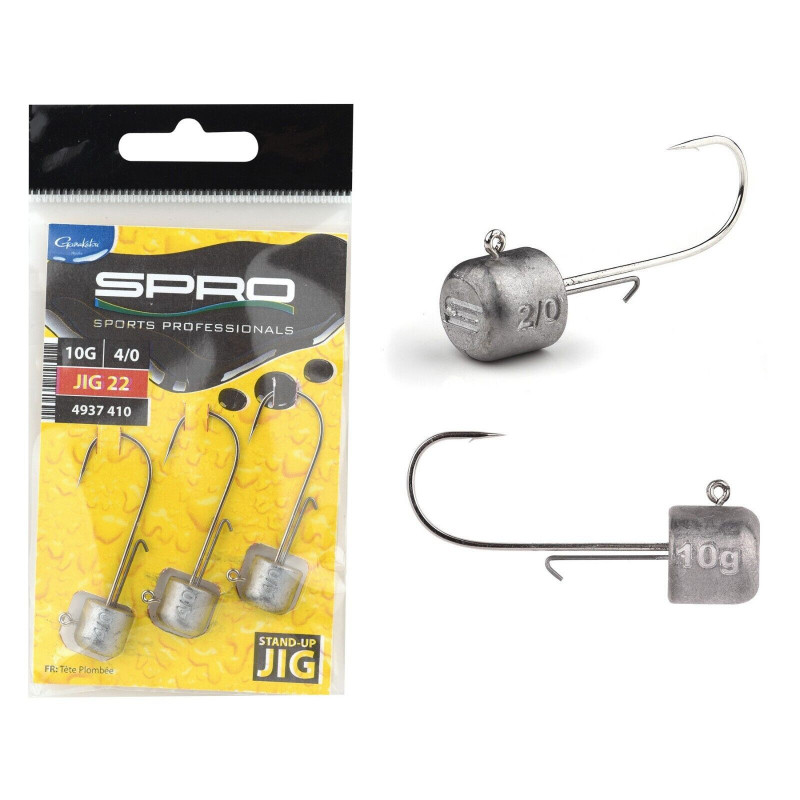 Spro Round Jighead Stand Up Jig 22 Jigkopf Gamakatsu Haken Bleikopf Head