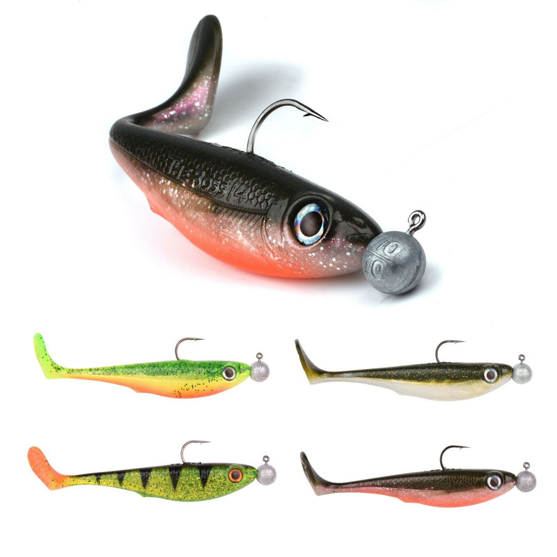 Spro IRIS The Boss TO-GO 140 14cm 10,0g 7/0 Gummifisch Hecht Zander Fertigset