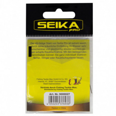 FTM Seika Pro 7 x 7 Vorfach mit 20 Klemmhülsen versch. Tragkraft Stahlvorfach