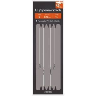 Paladin UL / Spoonvorfach mit Wirbel und Snap Forelle Fluorocarbon Vorfach Trout