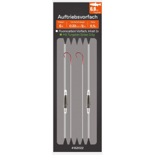 Paladin Auftriebsvorfach 0,5g 1g Fluorocarbon Tungsten Sinker Vorfach Teig Made