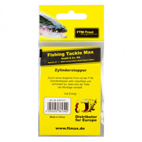 FTM Zylinderstopper Posenstopper 10 Stk. Stopper Trout Größe S,M,L Kautschuk