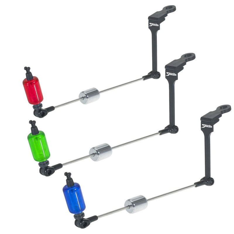 Saenger Pendelbissanzeiger mit Knicklichtaufnahme Farbe Rot Blau Grün Feeder Saenger Pendelbissanzeiger mit Knicklichtaufnahme Farbe Rot Blau Grün Feeder