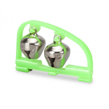 Saenger Fluo Knicklichthalter mit Doppelglocke  S M L Nachtangeln Glocke Licht