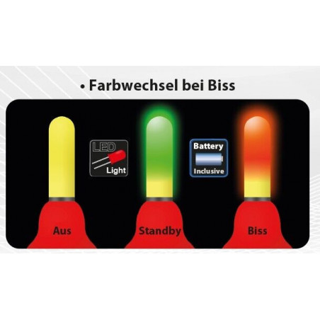 SAENGER IQ-LED Control Sensitiv vorbebleite Farwechsel Laufpose LED-POSE Angeln