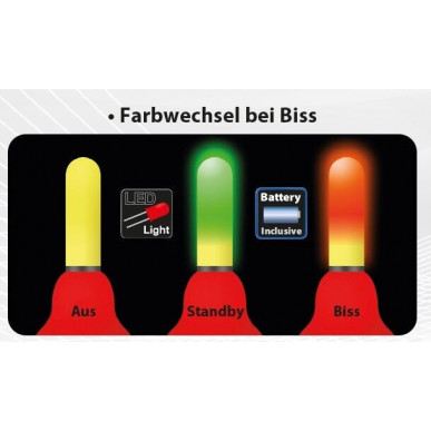 SAENGER IQ-LED Control Sensitiv vorbebleite Farwechsel Laufpose LED-POSE Angeln