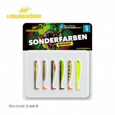 Lieblingsköder Zielfischboxen Barsch Zander Hecht Allround Box Köder Set Gummi