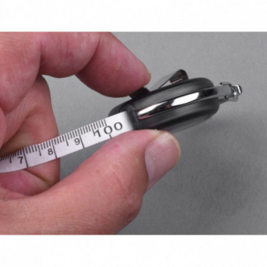 Spro Freestyle Service Ruler Maßband 100cm mit 2 Karabinern Fischmaßband 1m