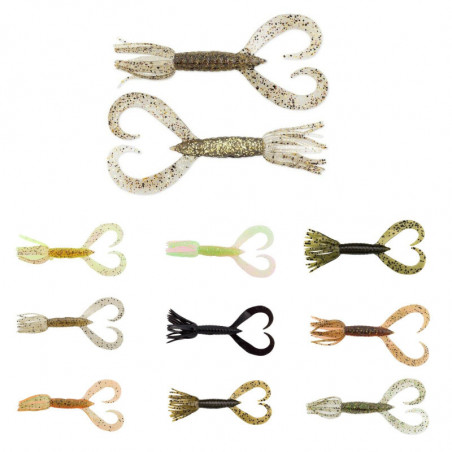 Keitech Little Spider 2" 3" 3,5" Fransenköder Gufi Top Barsch Köder viele Farben