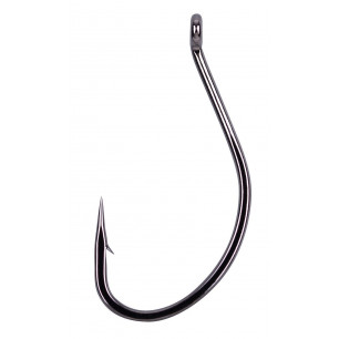 Gamakatsu Worm 39 Hook Black Gr. 1 2 3 4 Wurmhaken Haken mit Öhr Dropshot Hook