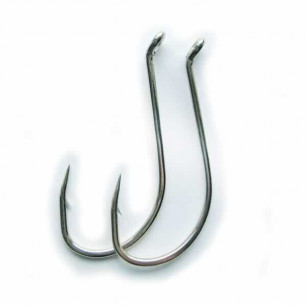 Behr NLC Salzwasser Power-Haken Einzelhaken 5/0 - 12/0 5 Stück vernickelt Nickel