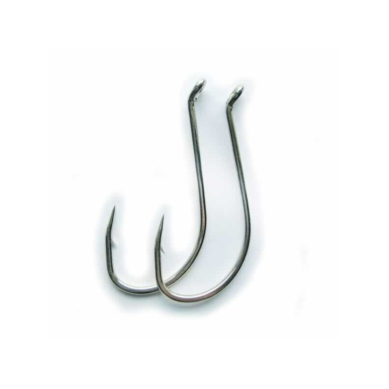 Behr NLC Salzwasser Power-Haken Einzelhaken 5/0 - 12/0 5 Stück vernickelt Nickel