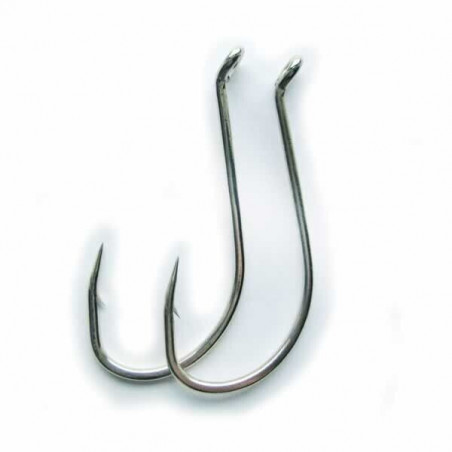 Behr NLC Salzwasser Power-Haken Einzelhaken 5/0 - 12/0 5 Stück vernickelt Nickel