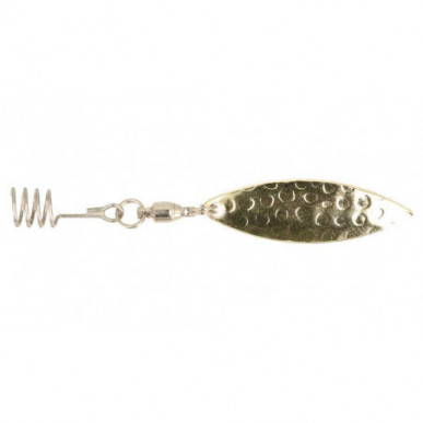 DEKA Spin Blade Willow Gold Spinnerblatt Schrauben Gummifisch Gold Silber