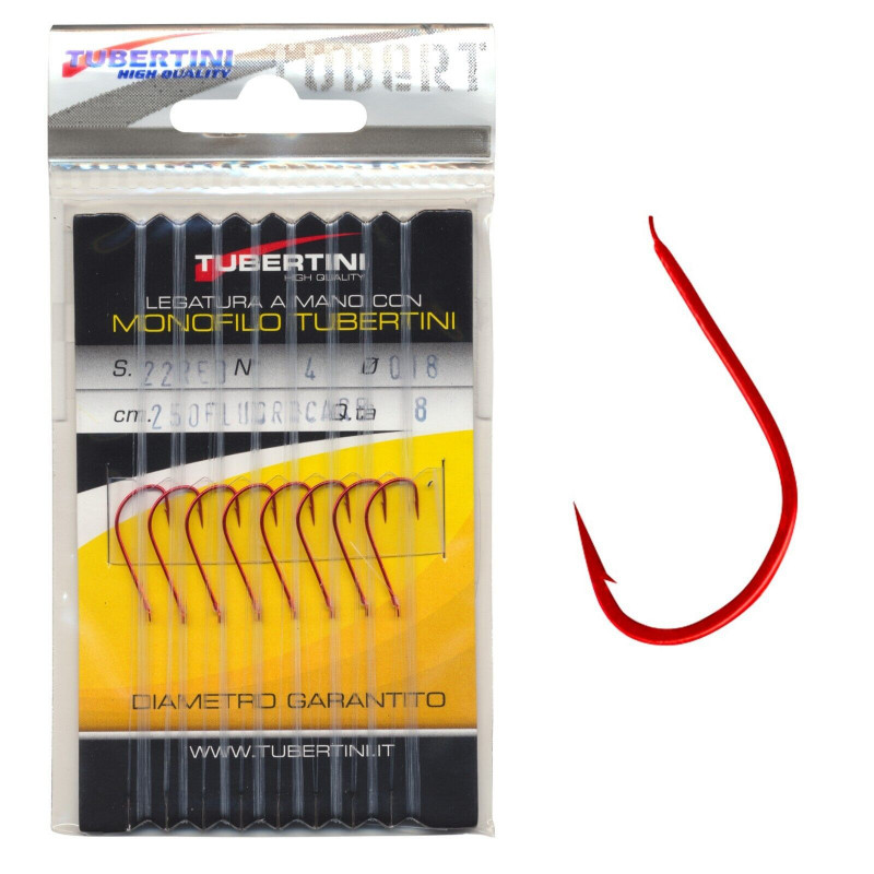 FTM Tubertini Serie 22 Haken ROT alle Größen Größen Forellenhaken Forelle Trout FTM Tubertini Serie 22 Haken ROT alle Größen Größen Forellenhaken Forelle Trout