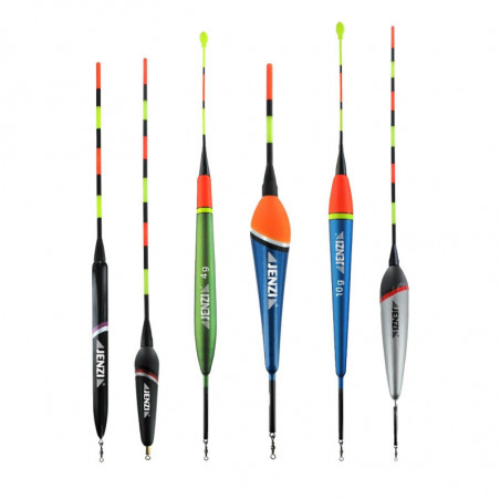 JENZI LED Waggler Elektropose Seitenläufer Pose Antenne Bissanzeiger Batterie