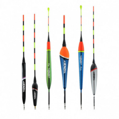 JENZI LED Waggler Elektropose Seitenläufer Pose Antenne Bissanzeiger Batterie