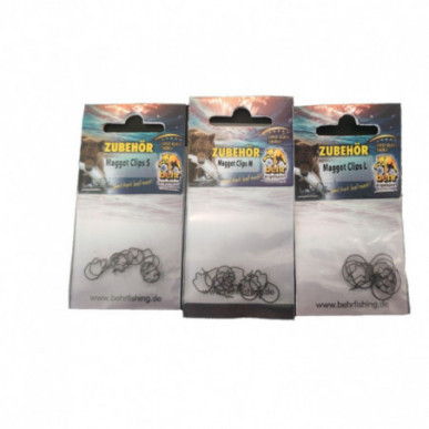 Behr Maggot Clip Maden Clips Madenclips für Medusa Rig Karpfen Angel Montage
