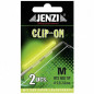 Jenzi 2x Knicklicht Clip-On Bissanzeiger Nachtangeln alle Größen 0,6-4,3mm Ruten