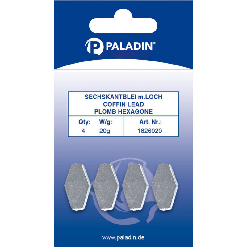 Paladin Blei Sechskantblei Sargblei Laufblei 10-100g Grundblei mit Loch Gewicht Paladin Blei Sechskantblei Sargblei Laufblei 10-100g Grundblei mit Loch Gewicht