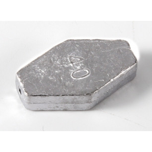 Paladin Blei Sechskantblei Sargblei Laufblei 10-100g Grundblei mit Loch Gewicht