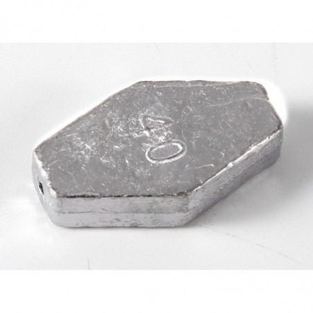 Paladin Blei Sechskantblei Sargblei Laufblei 10-100g Grundblei mit Loch Gewicht