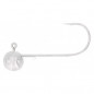 DEKA Round Jig Jigkopf rund silber Gr. 4- 7/0 Van Fook Japanhaken Gummifisch DEKA Round Jig Jigkopf rund silber Gr. 4- 7/0 Van Fook Japanhaken Gummifisch