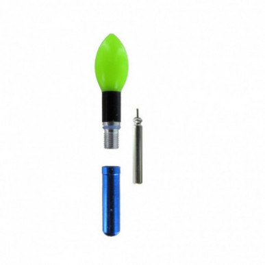 JENZI LED Knicklicht Tip-Light Bissanzeiger Nachtangeln Rot Grün Smart Batterie