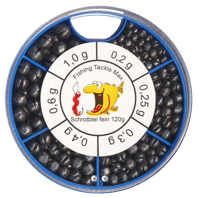 FTM Schrotblei 120g fein grob Bleischrot Blei Gewicht Angelblei Kugelblei Angel