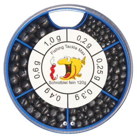 FTM Schrotblei 120g fein grob Bleischrot Blei Gewicht Angelblei Kugelblei Angel