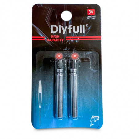 Saenger Batterien für Leuchtposen CR 425 2er Set für Leuchtpose Angelzubehör LED