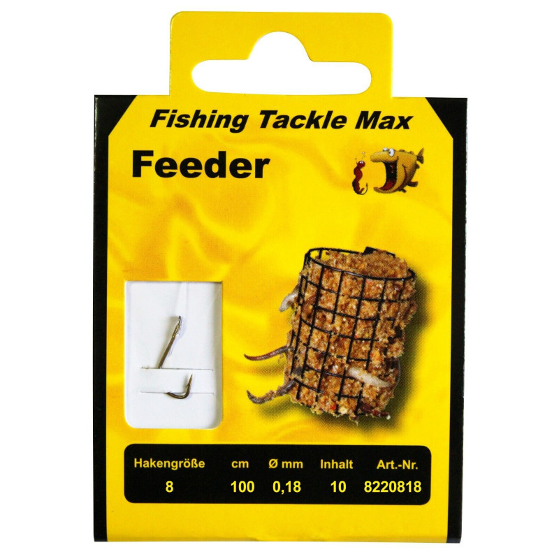 FTM gebundene Feeder Haken Bronze 100 cm Vorfach alle Größen Hooks Feedern FTM gebundene Feeder Haken Bronze 100 cm Vorfach alle Größen Hooks Feedern