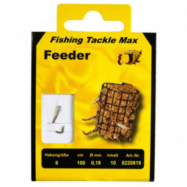 FTM gebundene Feeder Haken Bronze 100 cm Vorfach alle Größen Hooks Feedern