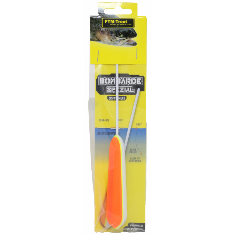 FTM Bombarde Spezial schwimmend Forelle Spirolino Sbiro 10-30g floating