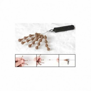 Red Carp Stopper Beads  Schnurstopper Angeln Rig Carp Karpfen Gummistopper