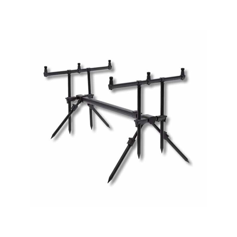 Behr Alu Rod Pod Buzzer Bar 3 Ruten Rutenhalter ausziehbar Rodpod Halter Günstig