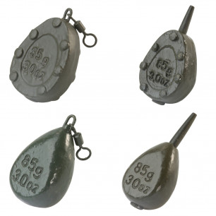 Paladin Karpfenbleie Gripper Inlineblei Flat Pear 85g - 170g Einhängeblei Fisch