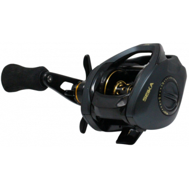 FTM Seika Pro Shade Gold Silver Rolle Baitcasting Baitcaster 7+1 Angelrolle