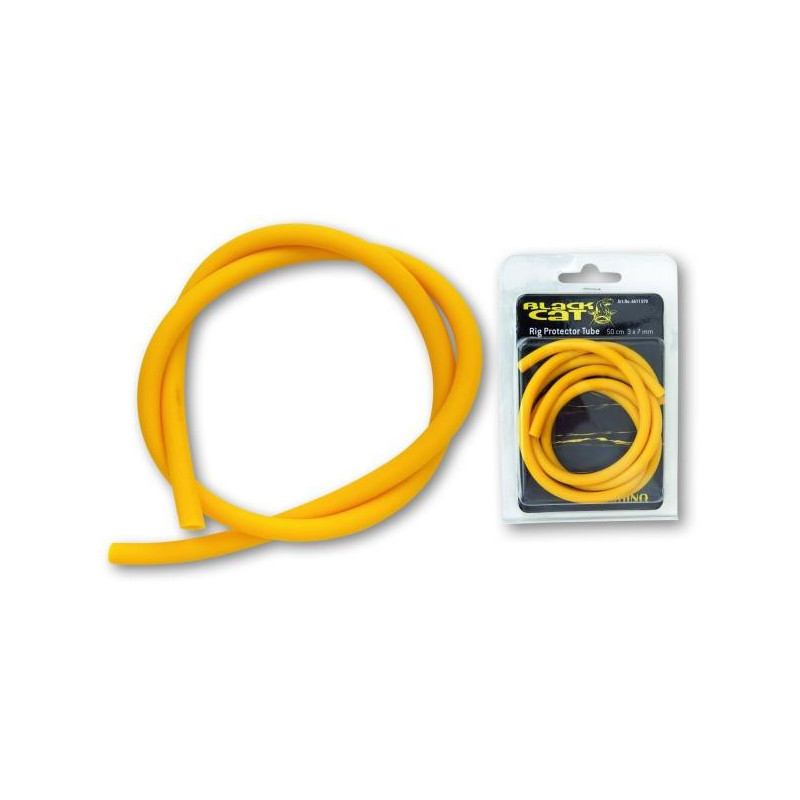 Black Cat Rig Tube gelb rot khaki 1,00m 4mm Waller Wels Schlauch Knotenschutz