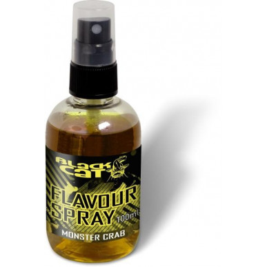 Black Cat Flavour Spray 100ml Lockstoff Waller Wels calamaris Worm Crab Cadaver