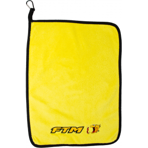 FTM Angel Handtuch Karabiner Angeltuch Angelhandtuch Tuch