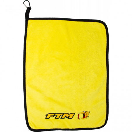 FTM Angel Handtuch Karabiner Angeltuch Angelhandtuch Tuch