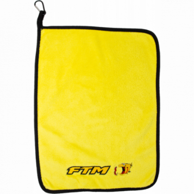 FTM Angel Handtuch Karabiner Angeltuch Angelhandtuch Tuch