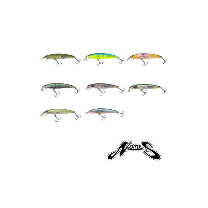 Nories Laydown Minnow Just Wakasagi 73mm Wobbler Barsch Twitchbait Suspender