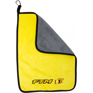 FTM Angel Handtuch Karabiner Angeltuch Angelhandtuch Tuch