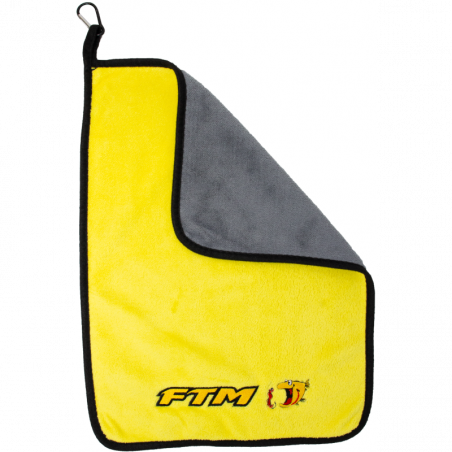 FTM Angel Handtuch Karabiner Angeltuch Angelhandtuch Tuch