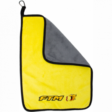 FTM Angel Handtuch Karabiner Angeltuch Angelhandtuch Tuch