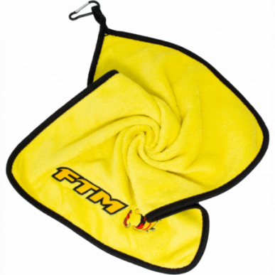 FTM Angel Handtuch Karabiner Angeltuch Angelhandtuch Tuch